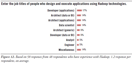 Figure 12. Job Titles for Hadoop Workers