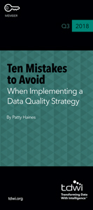 Ten Mistakes to avoid when developing a data quality strategy cover image
